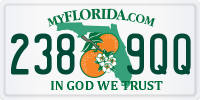 FL license plate 2389QQ