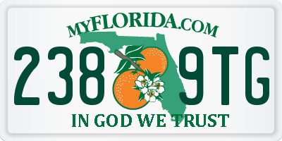 FL license plate 2389TG