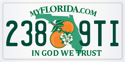 FL license plate 2389TI
