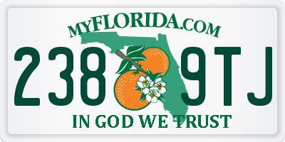FL license plate 2389TJ