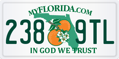 FL license plate 2389TL