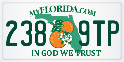 FL license plate 2389TP