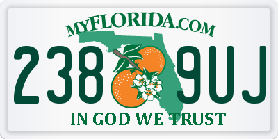 FL license plate 2389UJ