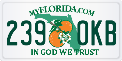 FL license plate 2390KB