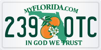 FL license plate 2390TC