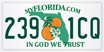 FL license plate 2391CQ