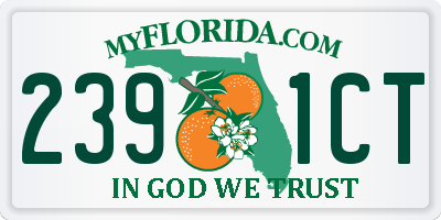 FL license plate 2391CT
