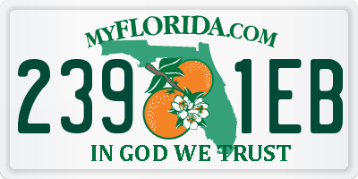 FL license plate 2391EB
