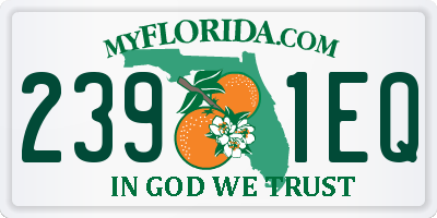 FL license plate 2391EQ