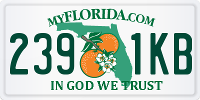 FL license plate 2391KB