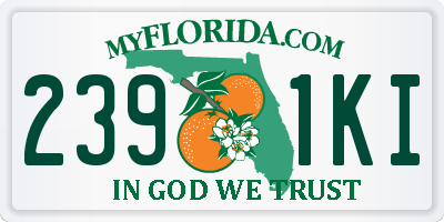 FL license plate 2391KI