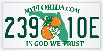 FL license plate 2391OE