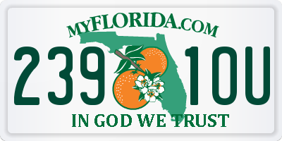 FL license plate 2391OU