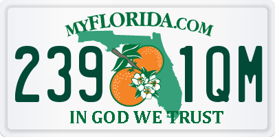FL license plate 2391QM