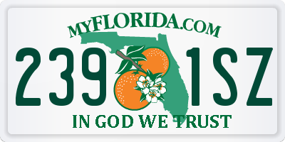 FL license plate 2391SZ