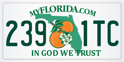 FL license plate 2391TC