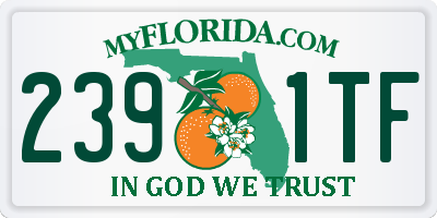 FL license plate 2391TF