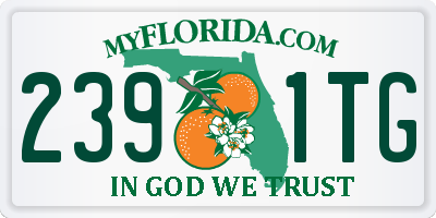 FL license plate 2391TG