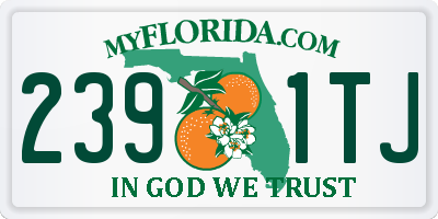 FL license plate 2391TJ