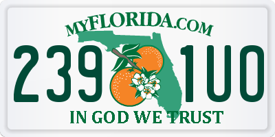 FL license plate 2391UO