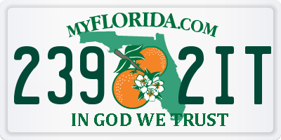 FL license plate 2392IT
