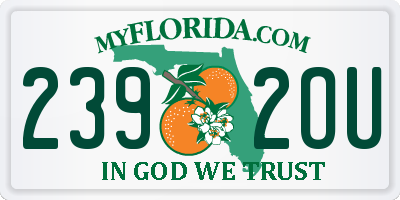 FL license plate 2392OU