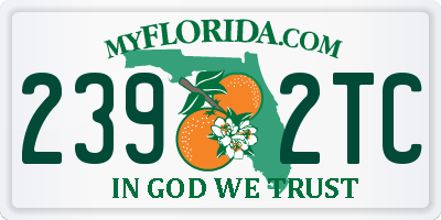 FL license plate 2392TC