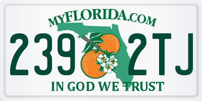 FL license plate 2392TJ