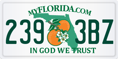 FL license plate 2393BZ