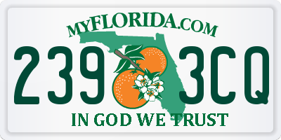 FL license plate 2393CQ