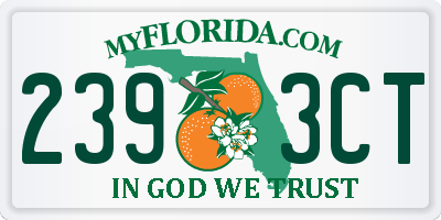 FL license plate 2393CT