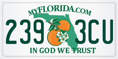 FL license plate 2393CU