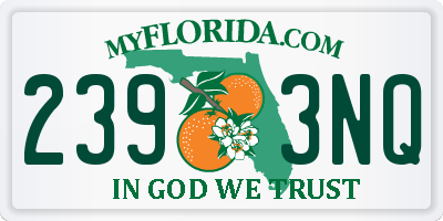 FL license plate 2393NQ
