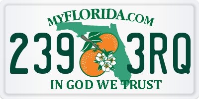 FL license plate 2393RQ