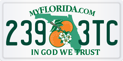 FL license plate 2393TC