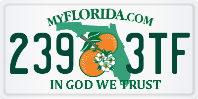 FL license plate 2393TF