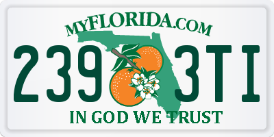 FL license plate 2393TI