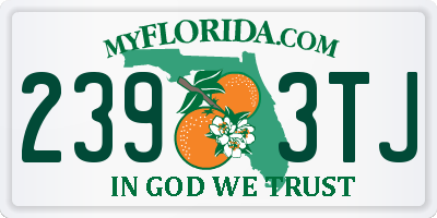 FL license plate 2393TJ