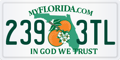 FL license plate 2393TL