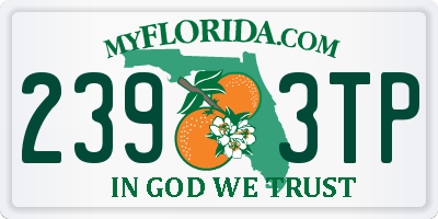 FL license plate 2393TP