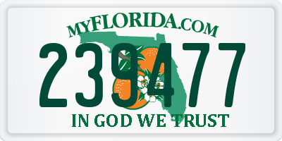 FL license plate 239477