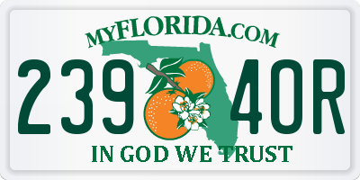 FL license plate 2394OR