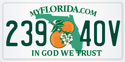FL license plate 2394OV
