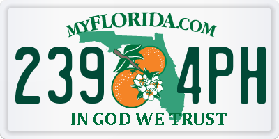 FL license plate 2394PH