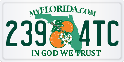 FL license plate 2394TC