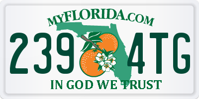 FL license plate 2394TG