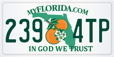 FL license plate 2394TP