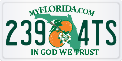 FL license plate 2394TS