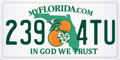 FL license plate 2394TU