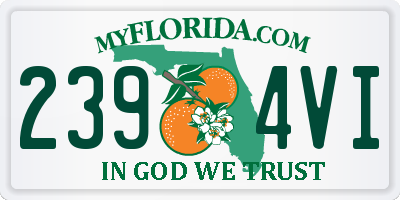 FL license plate 2394VI